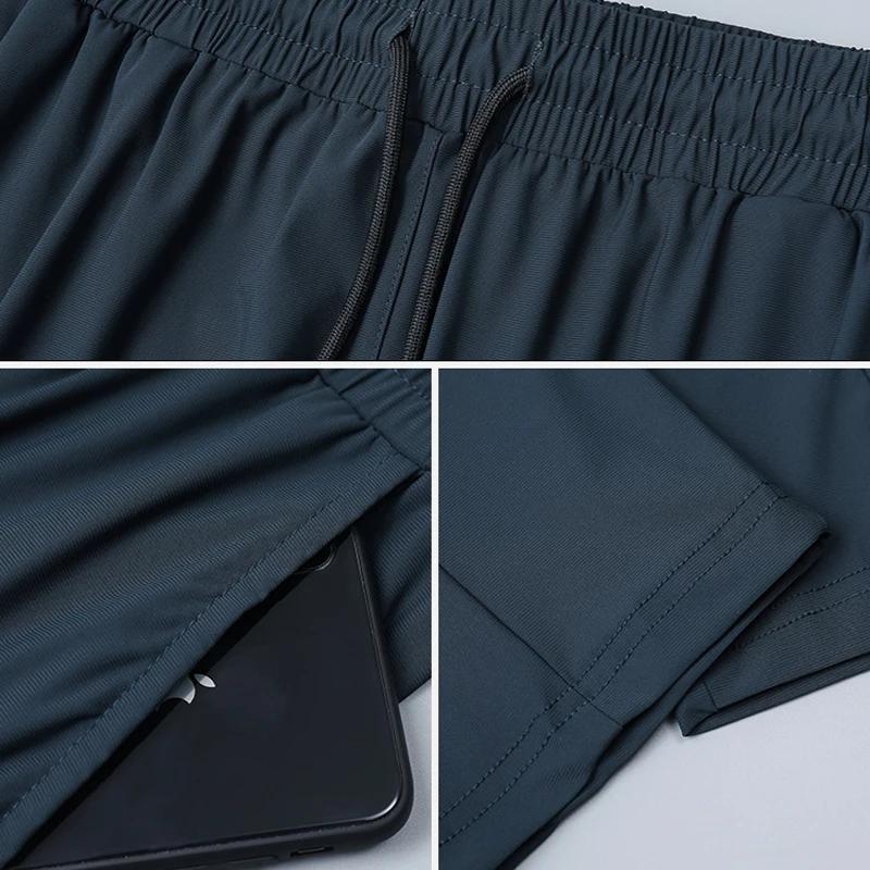 Été élastique hommes course Sport pantalon Jogging pantalons de survêtement décontracté en plein air