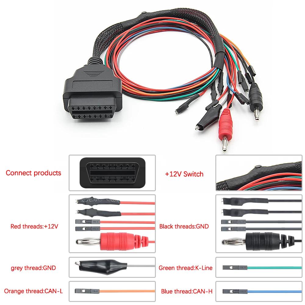 Adaptateur de Diagnostic OBD2 Durable, MPPS V18 OBD, Installation du Câble Tricore MPPS V21 ECU, Ban