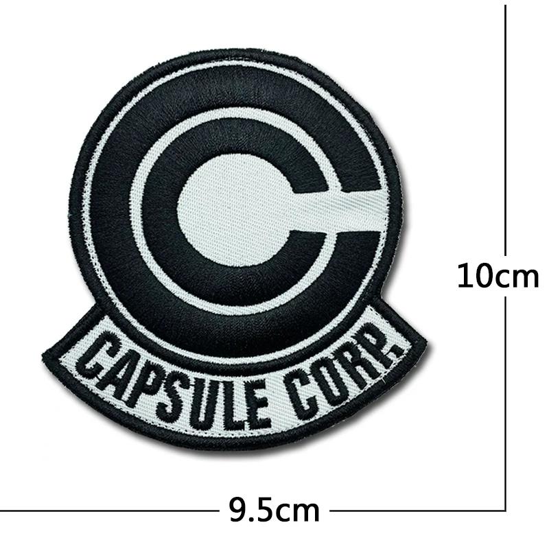 CAPSULE CORP patchs haute qualité brodé tactique militaire Badge crochet boucle brassard 3D bâton su