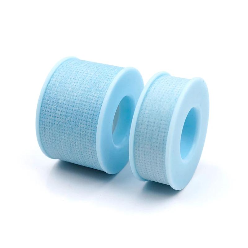 Bande de cils en Gel de Silicone Micropore Non tissé, respirante, résistante aux sensibles, bleue, s