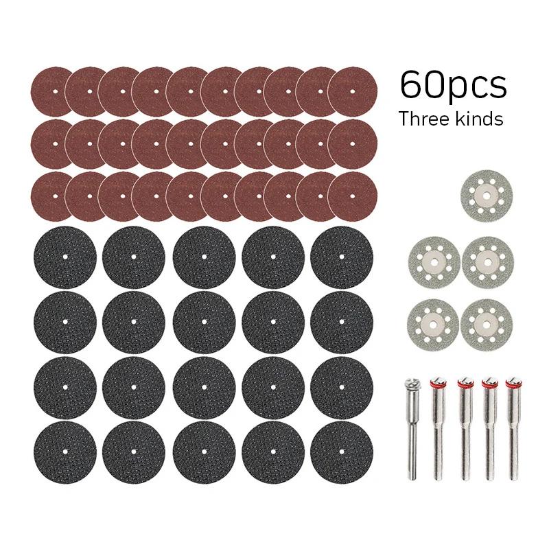 Disques de coupe pour accessoires Dremel, Mini perceuse, disque de meulage, têtes d'outils de gravur