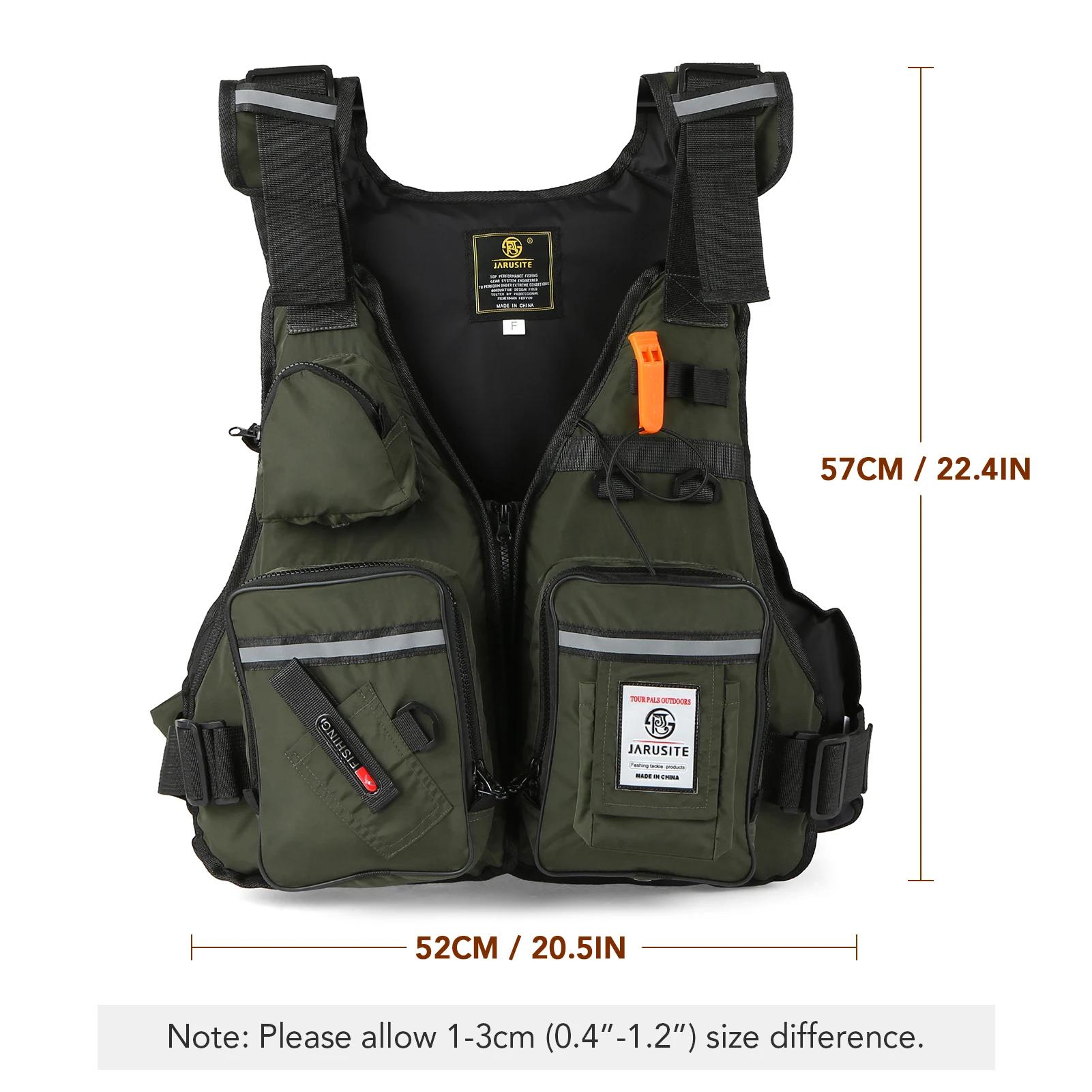 Gilet de sauvetage professionnel pour hommes, combinaison de flottabilité, gilets de pêche portables