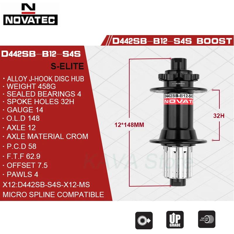 Novatseats-Moyeu VTT Boost THRU, roulement de vélo VTT, 8 vitesses, 9 vitesses, 10 vitesses, 11/12 v