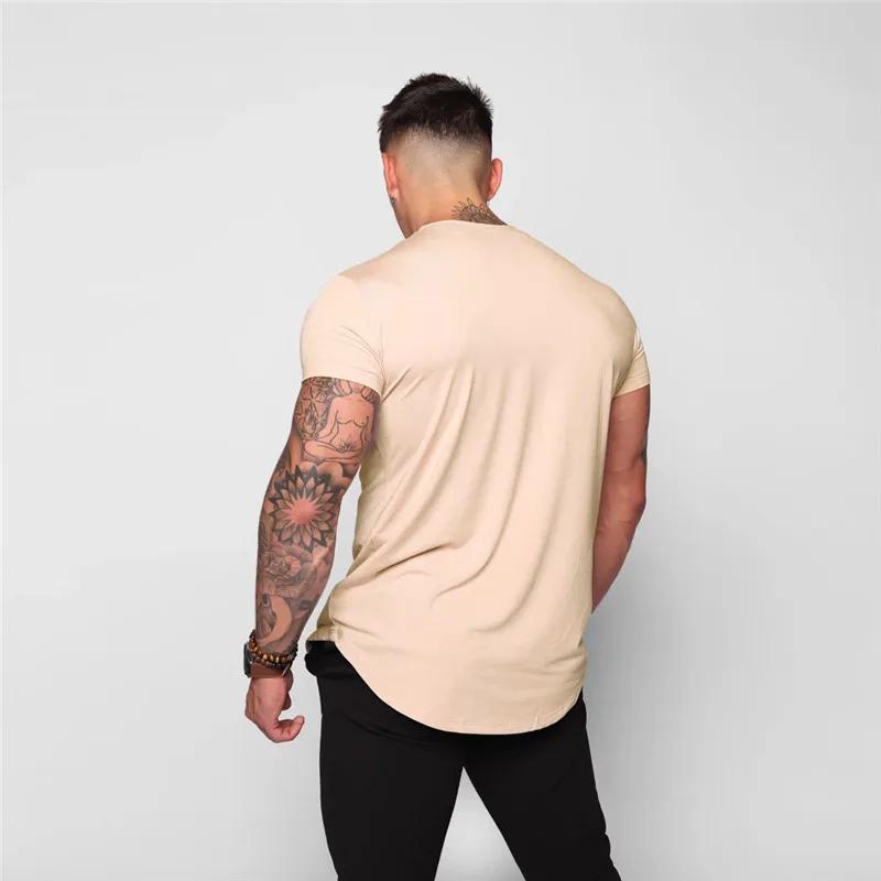 Nouveaux hommes T-shirt à manches courtes à séchage rapide T-shirt de course homme fitness entraînem