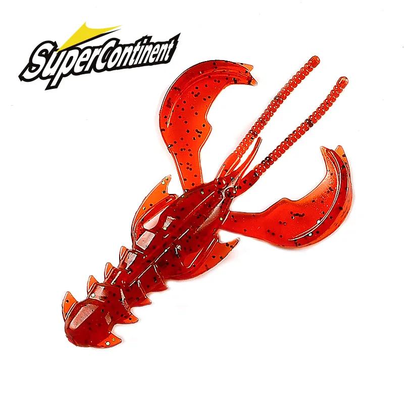 Supercontinent CRAZY 65mm/40mm homard leurre souple leurres de pêche attrayant crevette odeur sel Wo