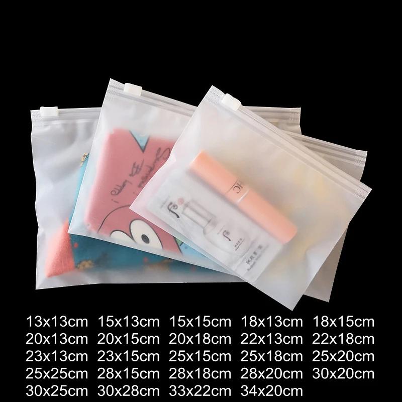 Sac à fermeture éclair givré 16 fils, sous-vêtements culottes chaussettes fournitures d'emballage ch
