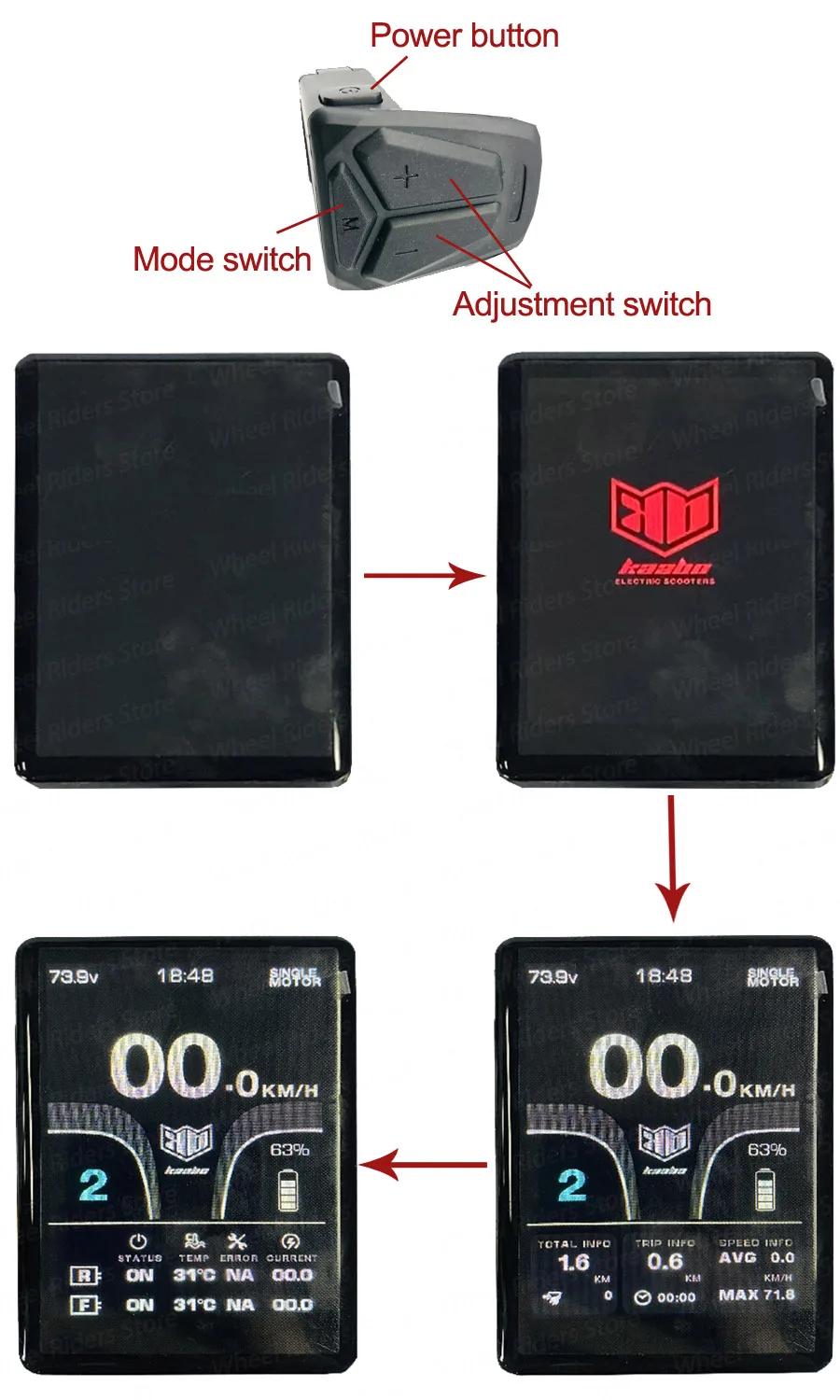 Accélérateur de déclenchement d'accélérateur au pouce, écran TFT IPS couleur LCD, mise à niveau orig