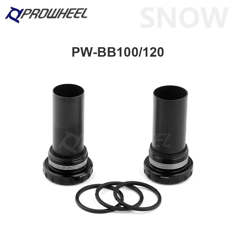 PROWHEEL pédalier de vélo de neige pédalier Fatbike 176/192mm support inférieur Compatible pour SRAM