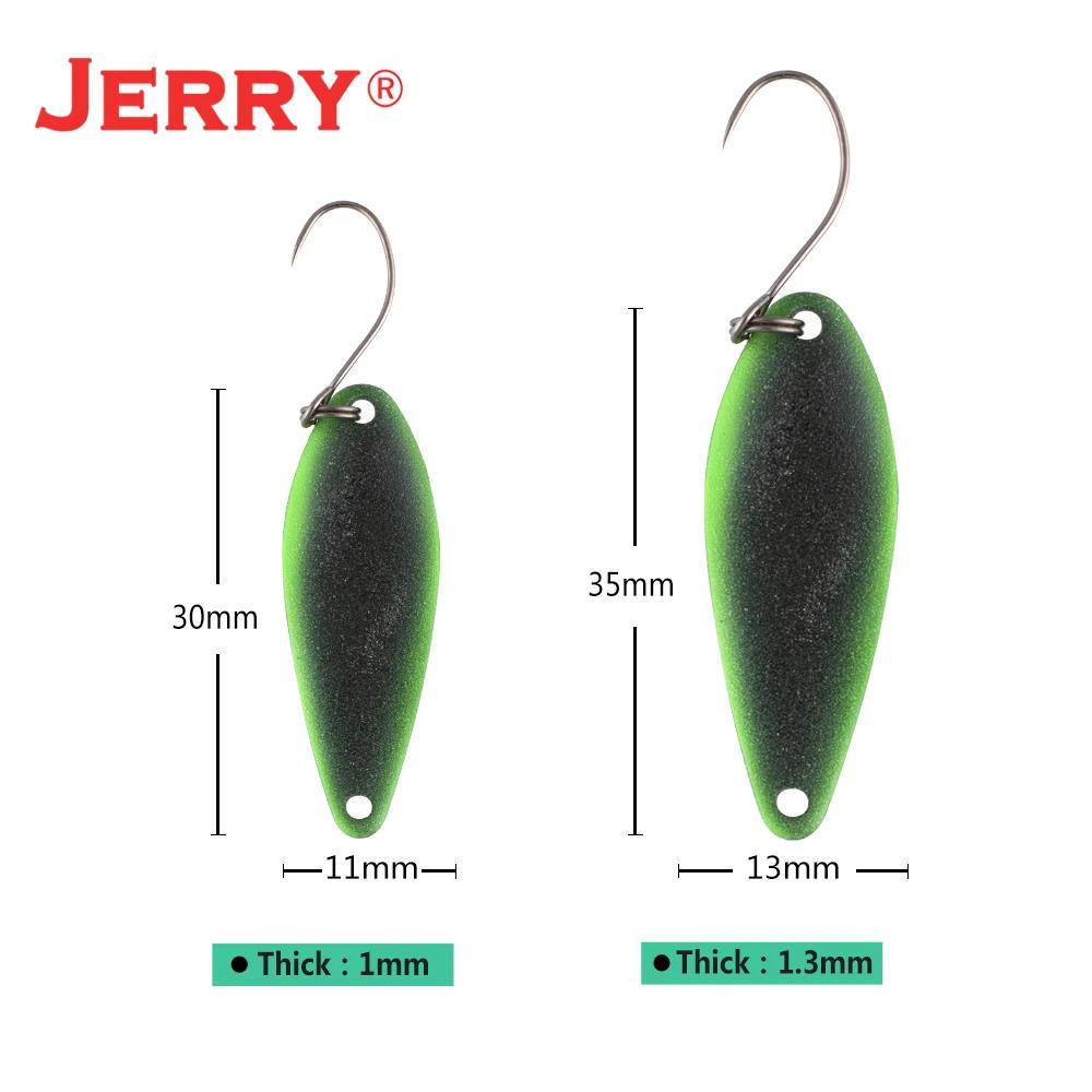 Jerry Lacerta pêche spinning cuillère leurres 1.9g 2.5g Aera truite pêche à la traîne crochets simpl