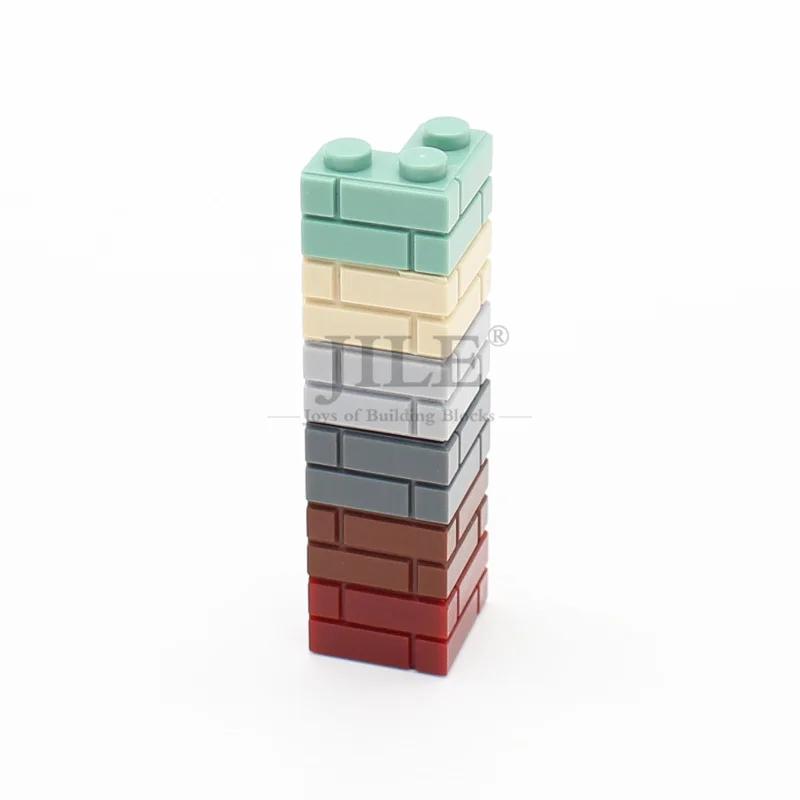 Blocs de Construction à monter soi-même, figurines murales, briques 1x2 1x3 1x4 points, jouets créat