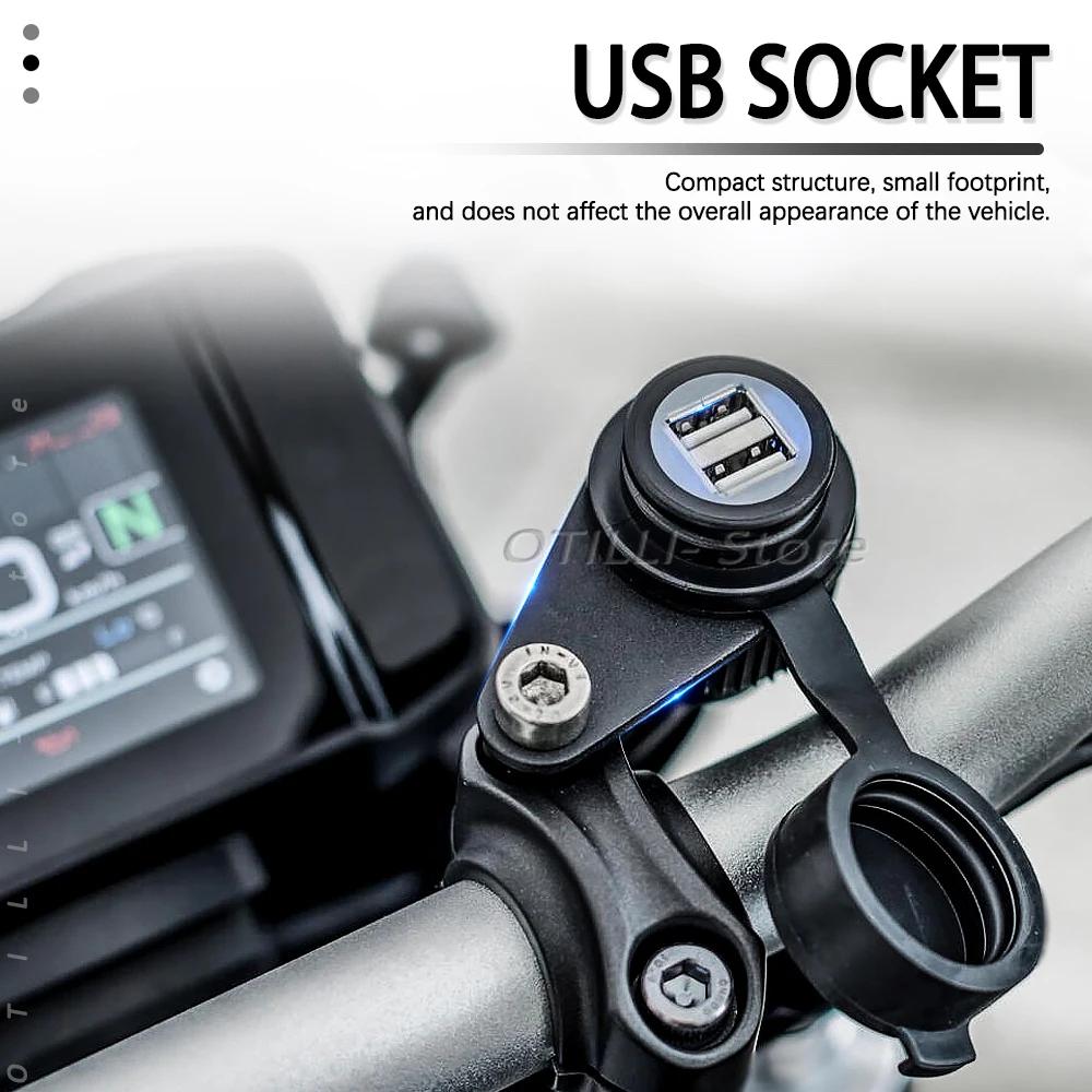 Adaptateur de prise de chargeur double USB, accessoires de moto pour YAMAHA MT09 2017 – 2023 MT-09 S