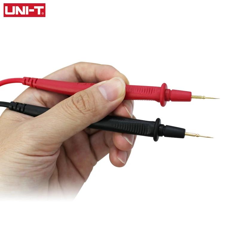 Câble de Test multimètre UNI-T UT-L72 10A 1000V, pointe d'aiguille, câble de stylo, sondes de mesure