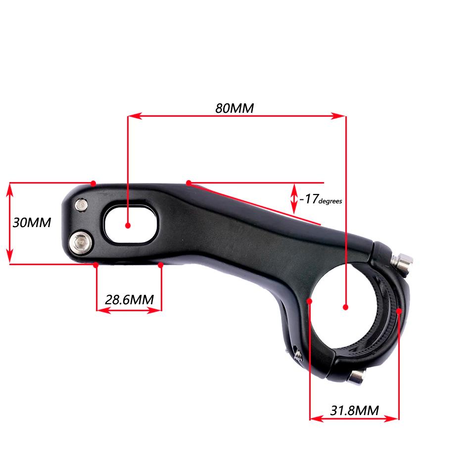 31.8*28.6mm Vor vtt Vorbau Riser 90mm 7/17 Grad Rennrad vtt Lenker al-legowie CNC DH/AM/XC tige couv