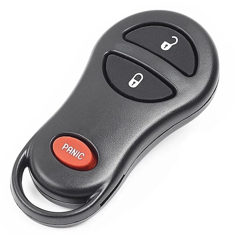 KEYECU – transpondeur à puce 3 boutons GQ43VT9T 4D64, clé à distance 315MHz pour Jeep 1999 2000 2001
