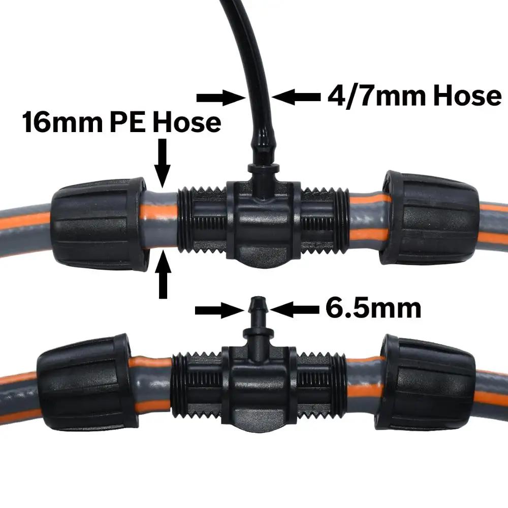 KESLA-Connecteur de tuyau en T avec verrouillage fileté, adaptateur d'eau d'irrigation de jardin ver