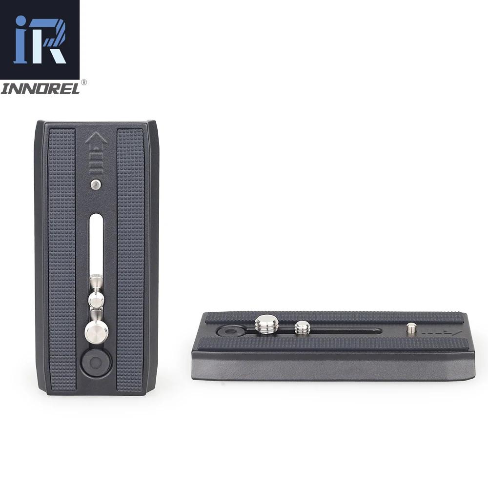 INNOREL – tête panoramique hydraulique F60/F80, fluide vidéo, plaque Q.R pour montage de caméras/cam