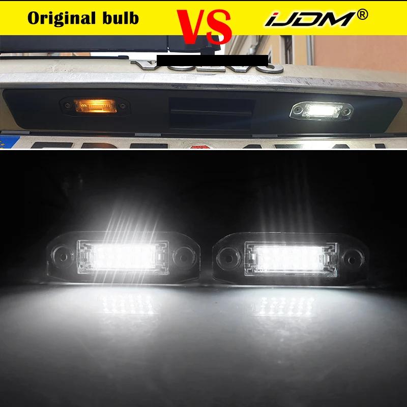IJDM – lumière de plaque d'immatriculation LED Canbus, 2 pièces, pour Volvo S80 XC90 S40 V60 XC60 S6