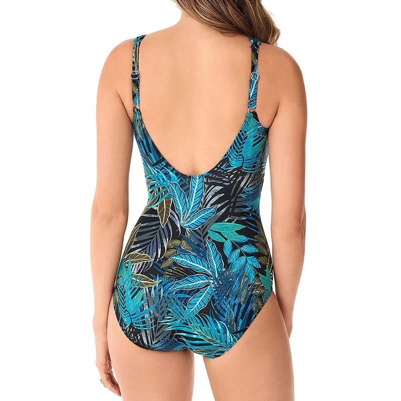 Maillot de bain une pièce grande taille 2024 - Contrôle du ventre sexy pour plage et piscine