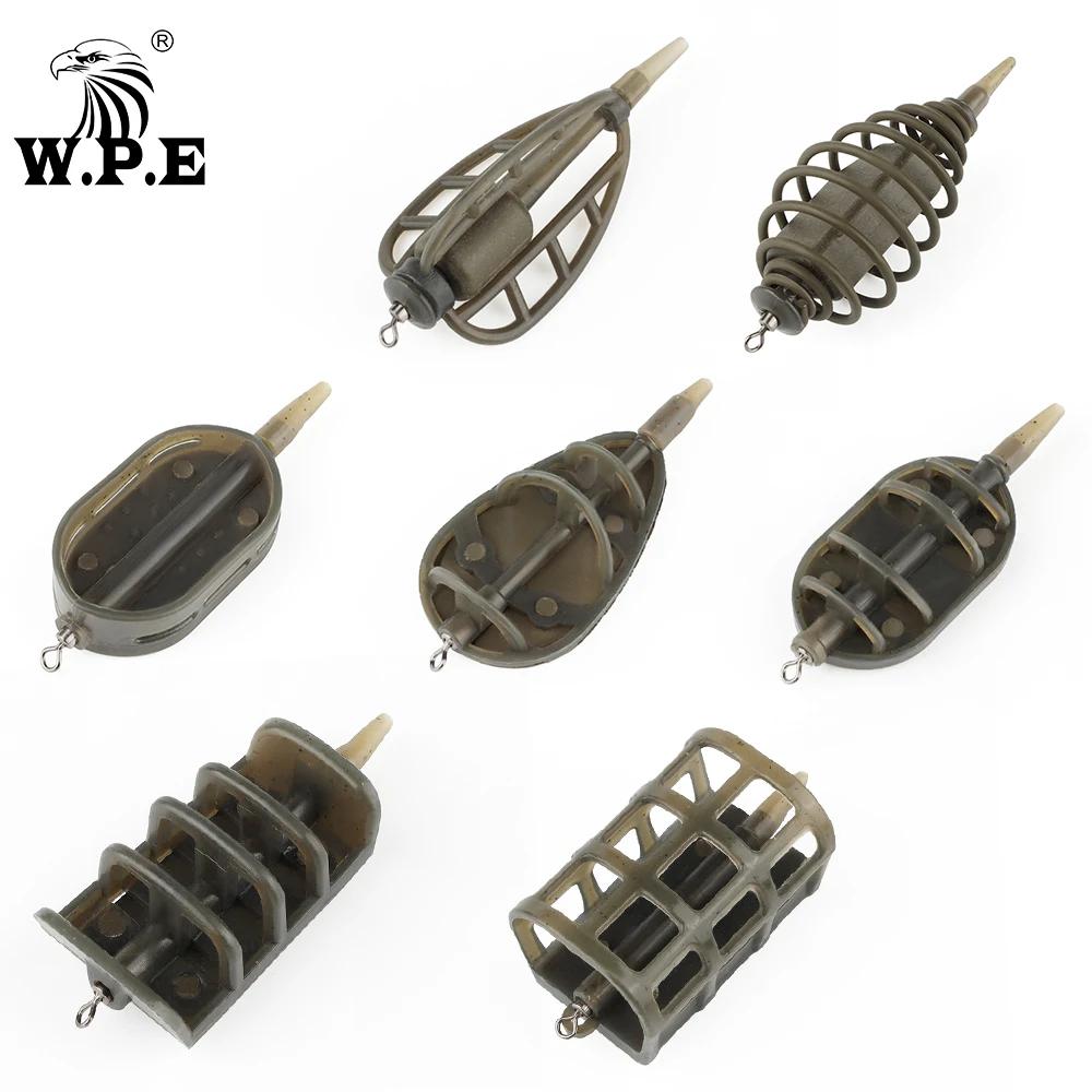 W.P.E carpe accessoires de pêche méthode mangeoire 40g-80g plate-forme cheveux Europe carpe poisson 