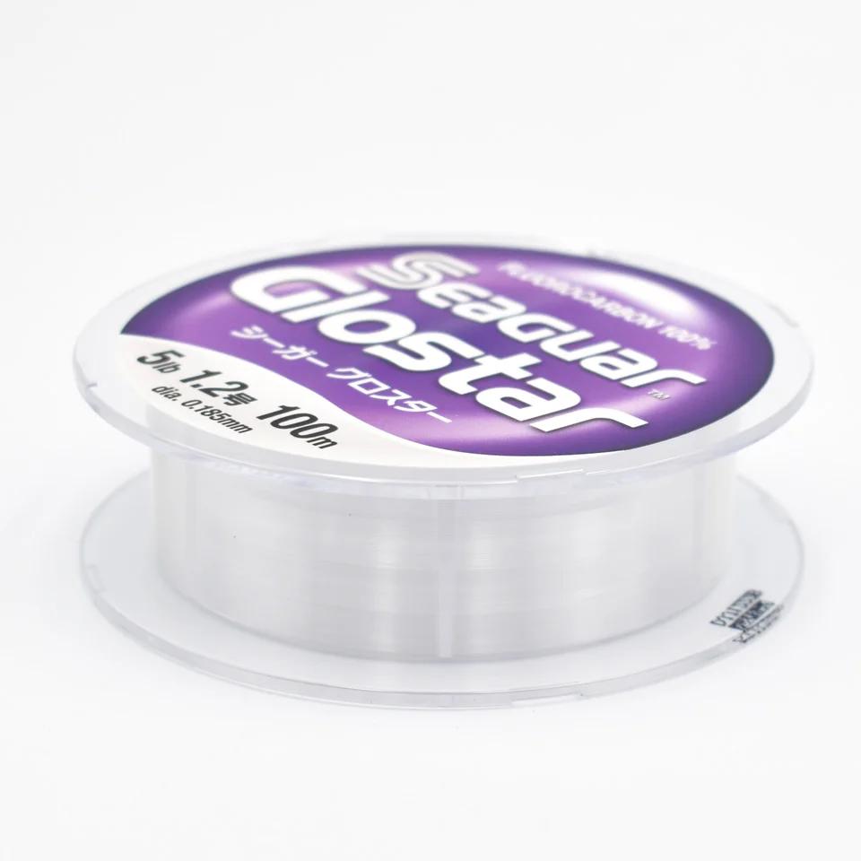 SEAGUAR GLOSTAR – ligne de pêche originale, 4LB-70LB, 100% fluorocarbon, 100M/60M, produit limité po