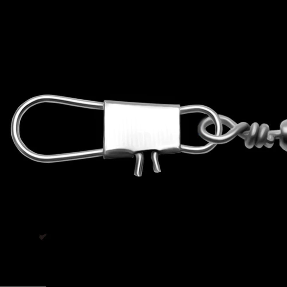 100 pièces 4-12 #   Interlock Snap Pin roulement à billes pivotant roulement anneaux solides connect