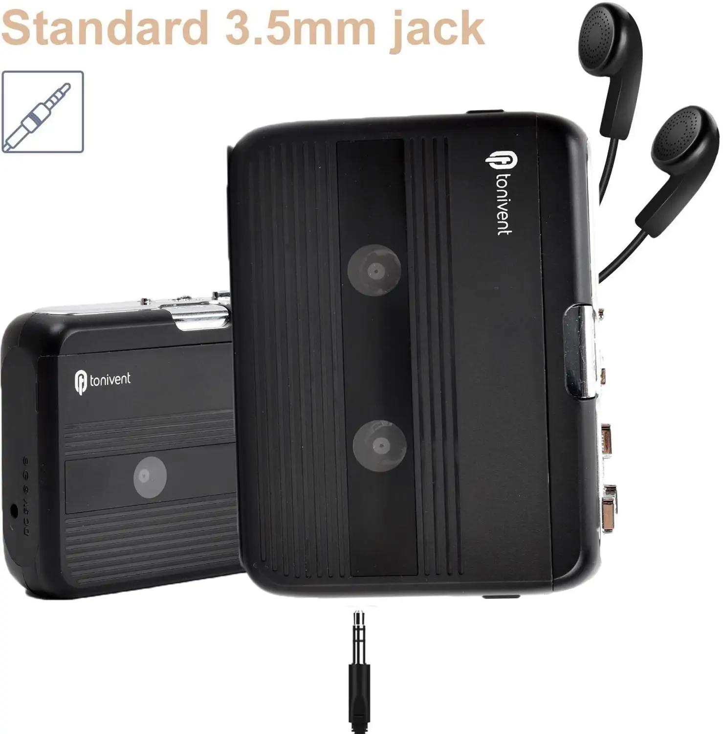 Lecteur de cassette Bluetooth, émetteur FM, baladeur stéréo, radio FM, lecteur de bande personnelle