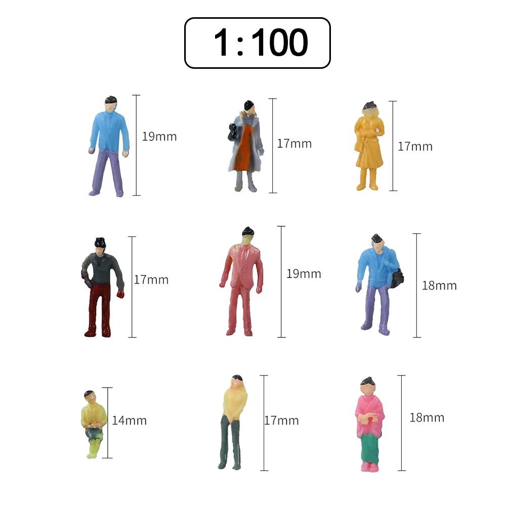 100 pièces 1:100/150/200 échelle modèle figurines miniatures échelle N scènes peintes modélisation p