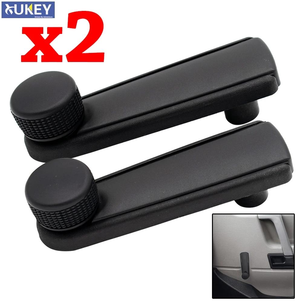 2PCS enrouleur de fenêtre manivelle régulateur couverture 357837581 pour VW T4 1990-1994 transporteu