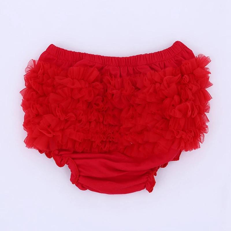 Short bouffant en dentelle de coton pour bébé, mignon couvre-couche pour bébé, short à fleurs pour n
