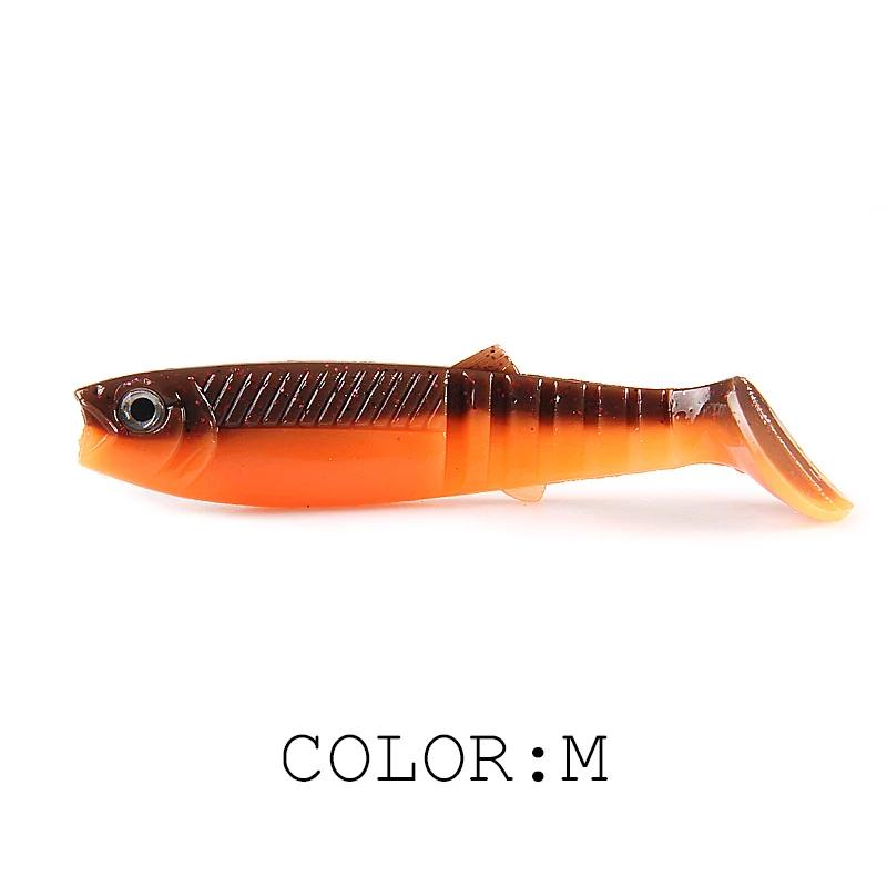 Supercontinent nouveaux appâts cannibale 3D couleur bicolore odeur appât 96mm/80mm/62mm pêche poisso