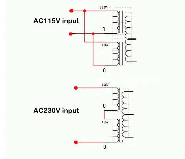 Transformateur HiFi en cuivre R-Core 30VA (30W), sortie 0-220V 0-14V pour préampli à tubes