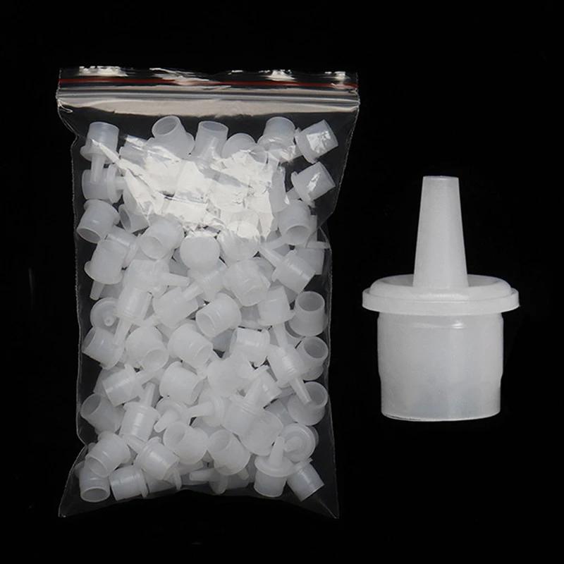 Bouchon de bouteille de colle pour cils, 20 pièces, buse de tasse adhésive, support adhésif, bouchon