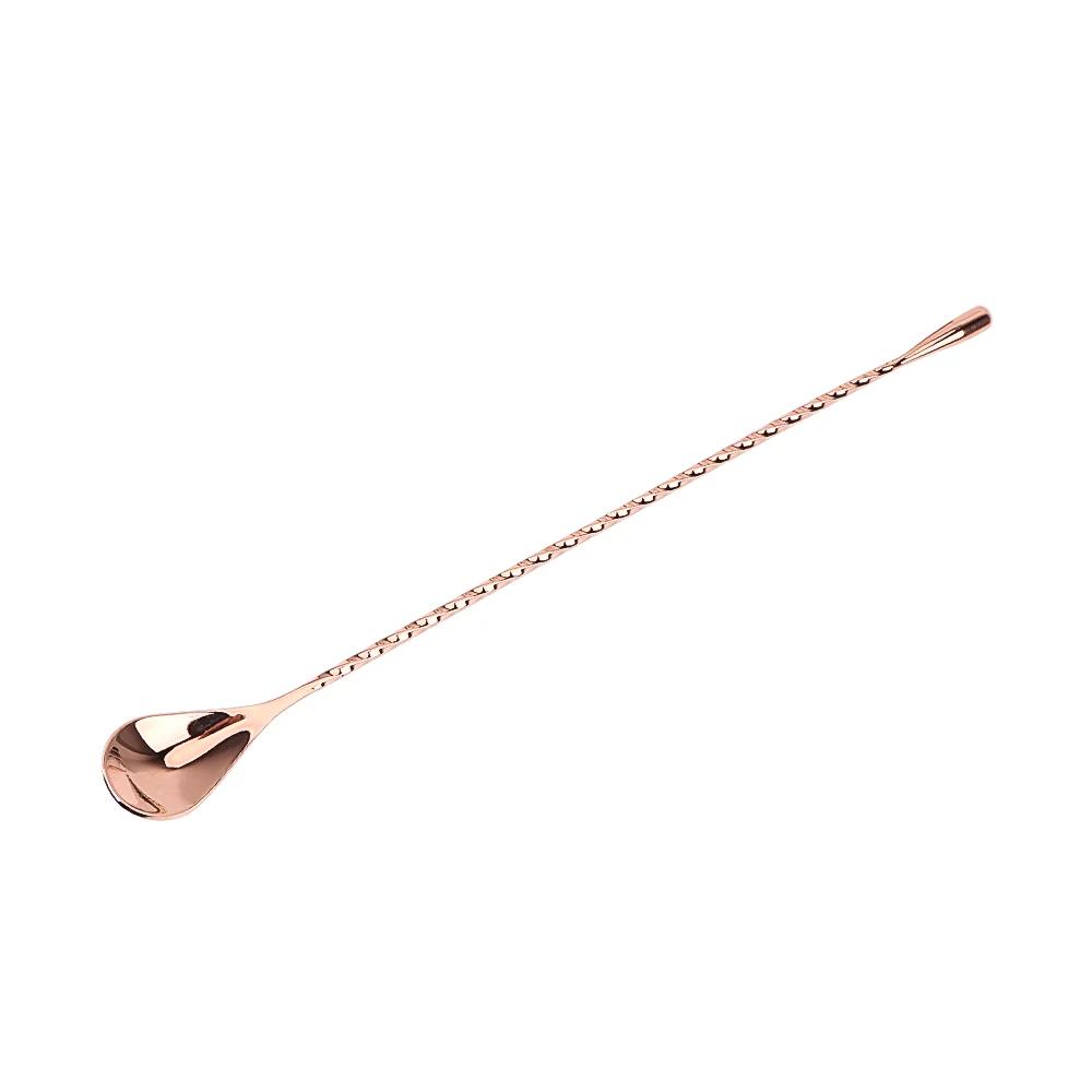 Cuillère à mélanger cuillère à Cocktail 30/40cm outils de barman en acier inoxydable Bar cuillère à 