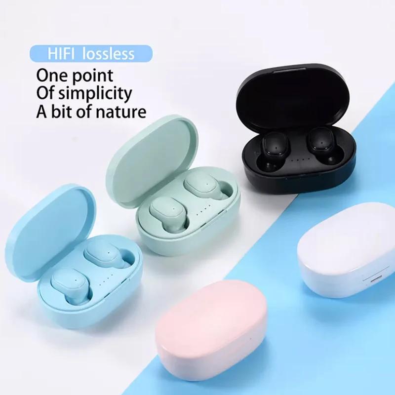 Écouteurs de sport sans fil Bluetooth TWS, casque stéréo, microphone avec boîtier de chargement, tél