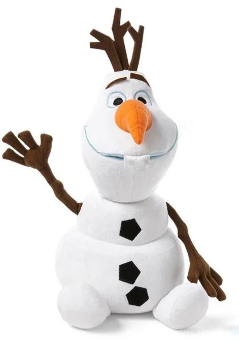 Jouet en peluche OlPG pour enfants, bonhomme de neige mignon, dessin animé, princesse beurre, Elsa, 