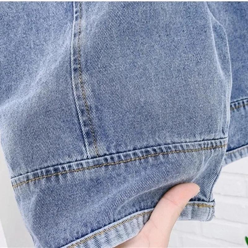 2025 automne nouveaux enfants salopette ample bébé garçons filles décontracté Jean combinaison solid