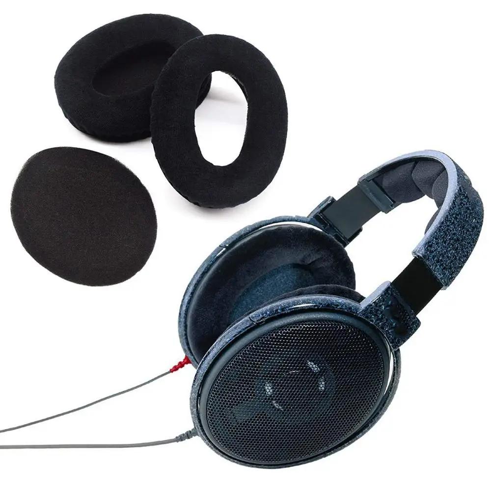 Coussinets d'oreille de remplacement en velours pour SENNHEISER HD650 HD600 HD580 HD660 S HD565 HD54