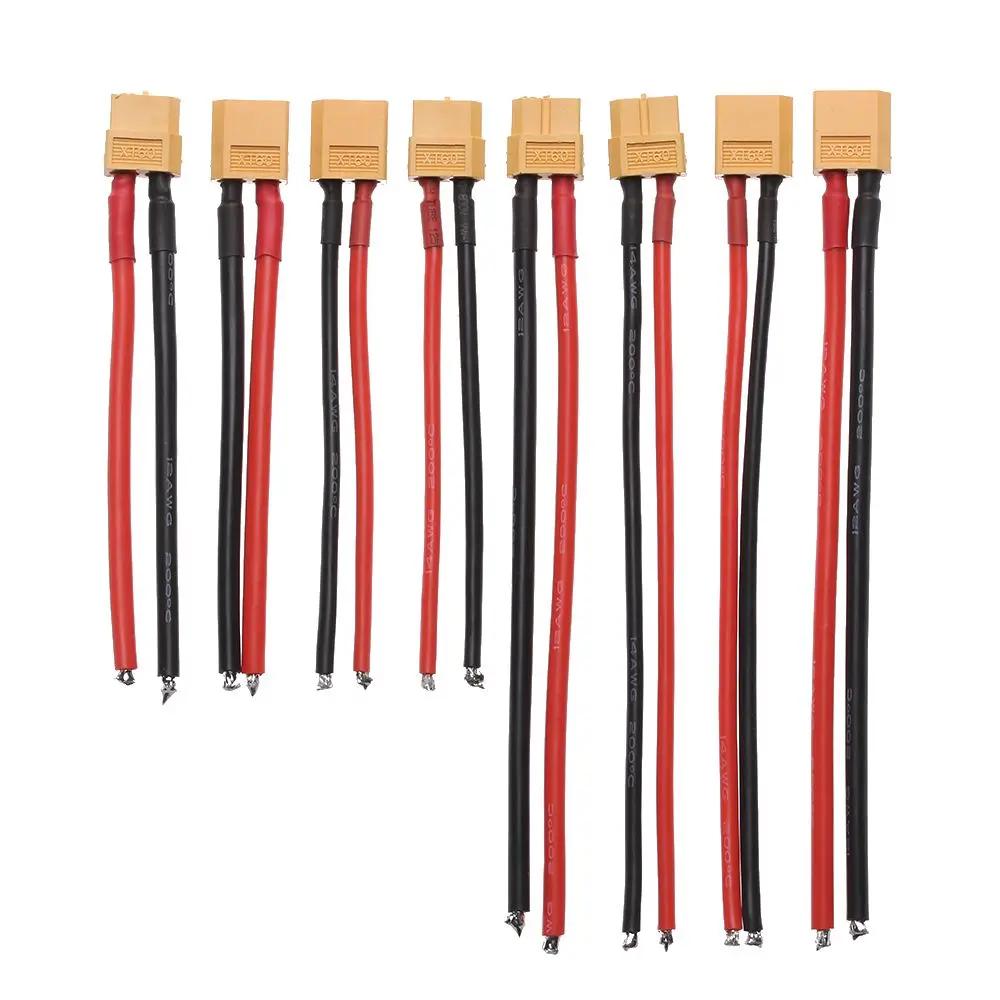 Connecteur mâle et femelle avec fil en silicone, câble de prise, batterie d'extension pour touristes