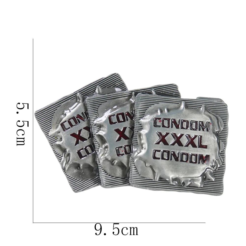 Boucle de ceinture à la mode pour hommes, lettre drôle, Cowboy occidental, Style Rock Punk, boucle e