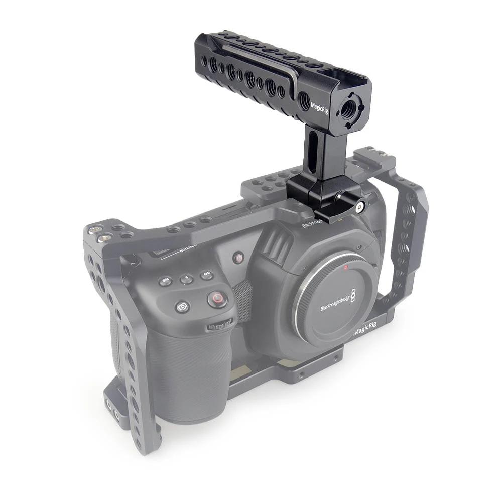 Poignée supérieure NATO MAGICRIG avec support griffe porte-accessoires, trous de positionnement ARRI