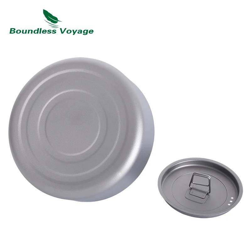 Bouilloire de Camping en titane Voyage sans limites, théière Portable avec poignée pliante, ustensil