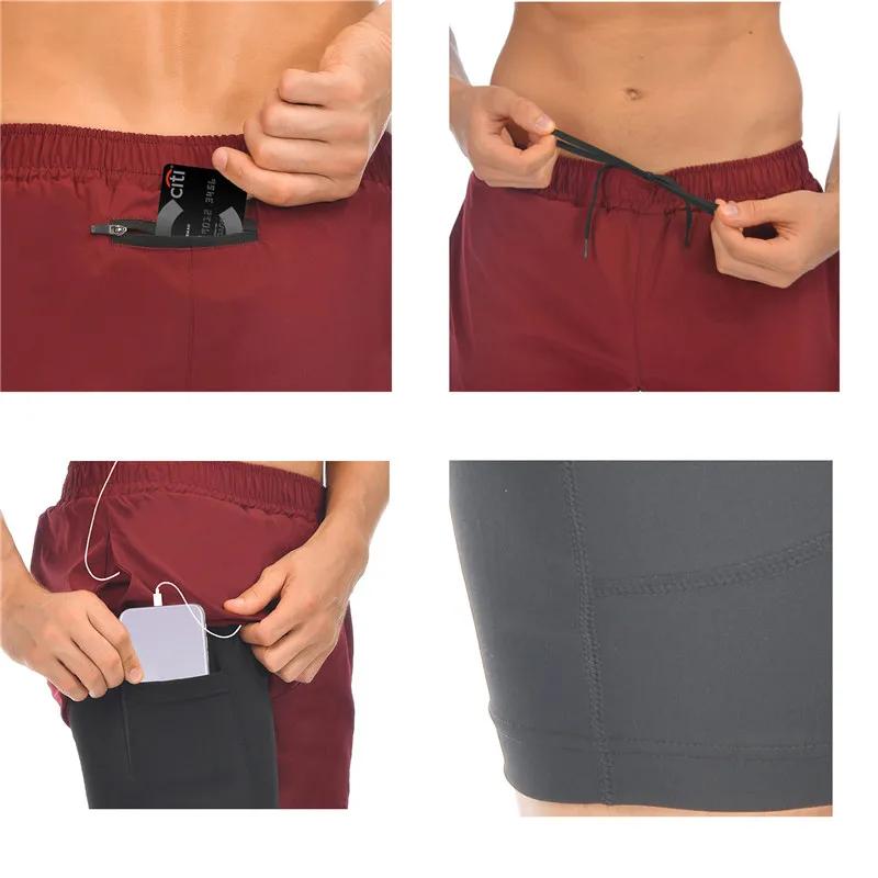 Shorts de course homme 2 en 1 été 2026 - Séchage rapide pour jogging, fitness et gym