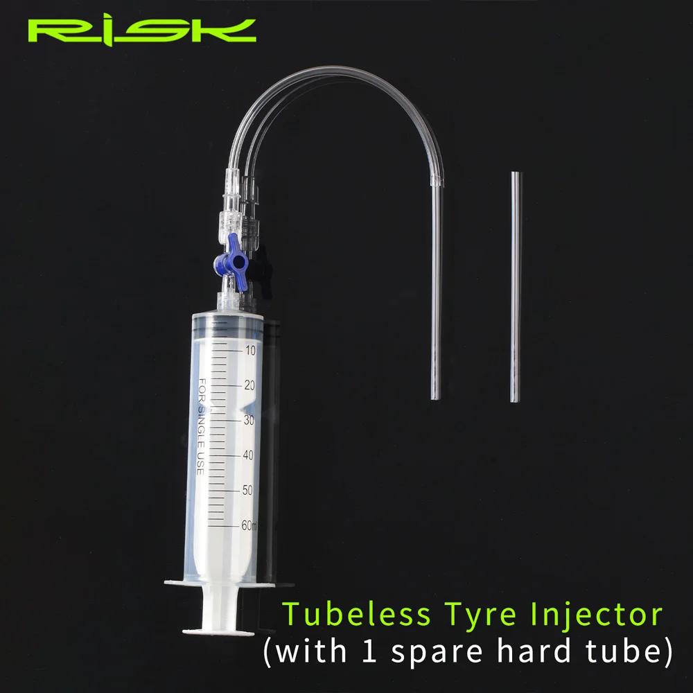 Risque RL225 vélo vélo Tubeless pneu scellant injecteur outil d'injection seringue Schrader Presta V
