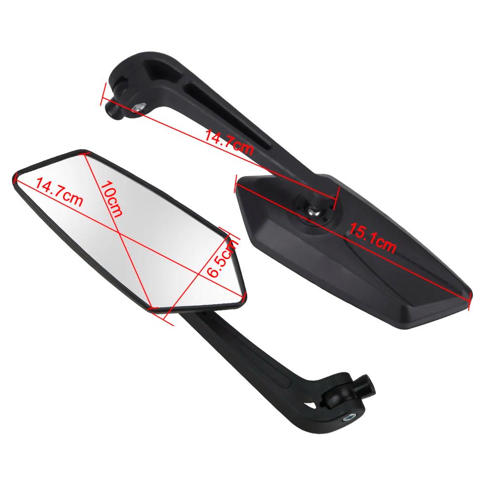 YOSOLO-Rétroviseurs Latéraux de Moto, Accessoires Universels Noirs pour 73Inboulon tor