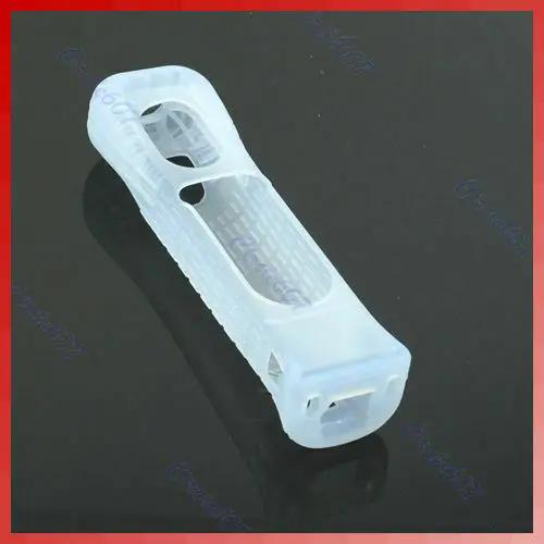 Coque de protection en silicone anti-chute pour manette Nintendo Wii, coque souple, peau blanche, Mo