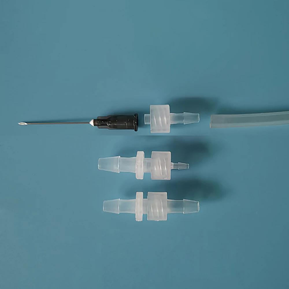Adaptateur Luer Lock PP, Valve d'air en plastique, distribution de tuyau de colle, sous-emballage, c