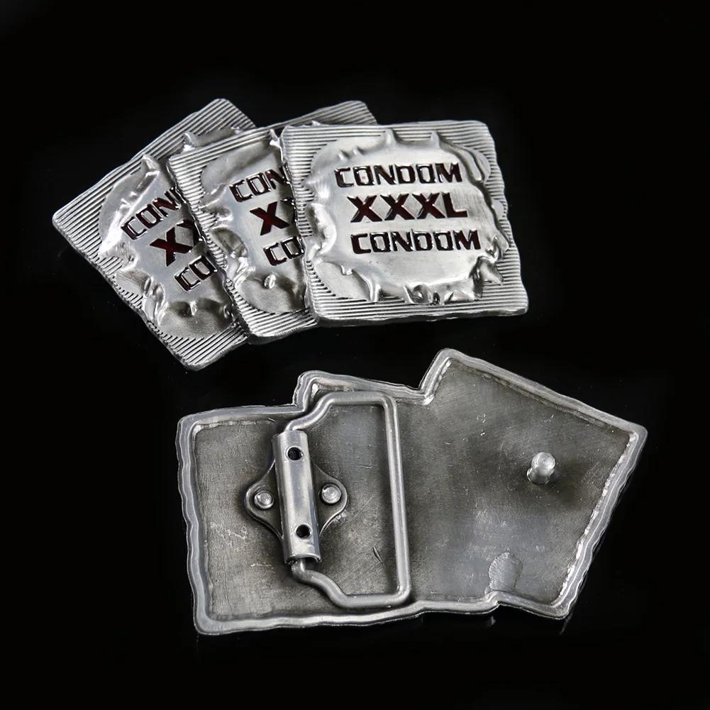 Boucle de ceinture à la mode pour hommes, lettre drôle, Cowboy occidental, Style Rock Punk, boucle e