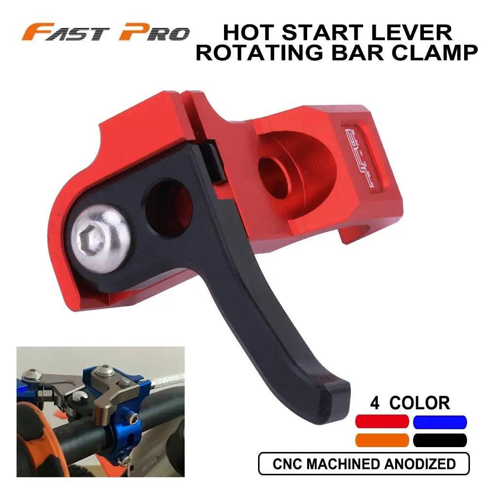 Pince à barre rotative avec levier de démarrage à chaud, pour Honda Yamaha Kawasaki Suzuki CRF KX KX