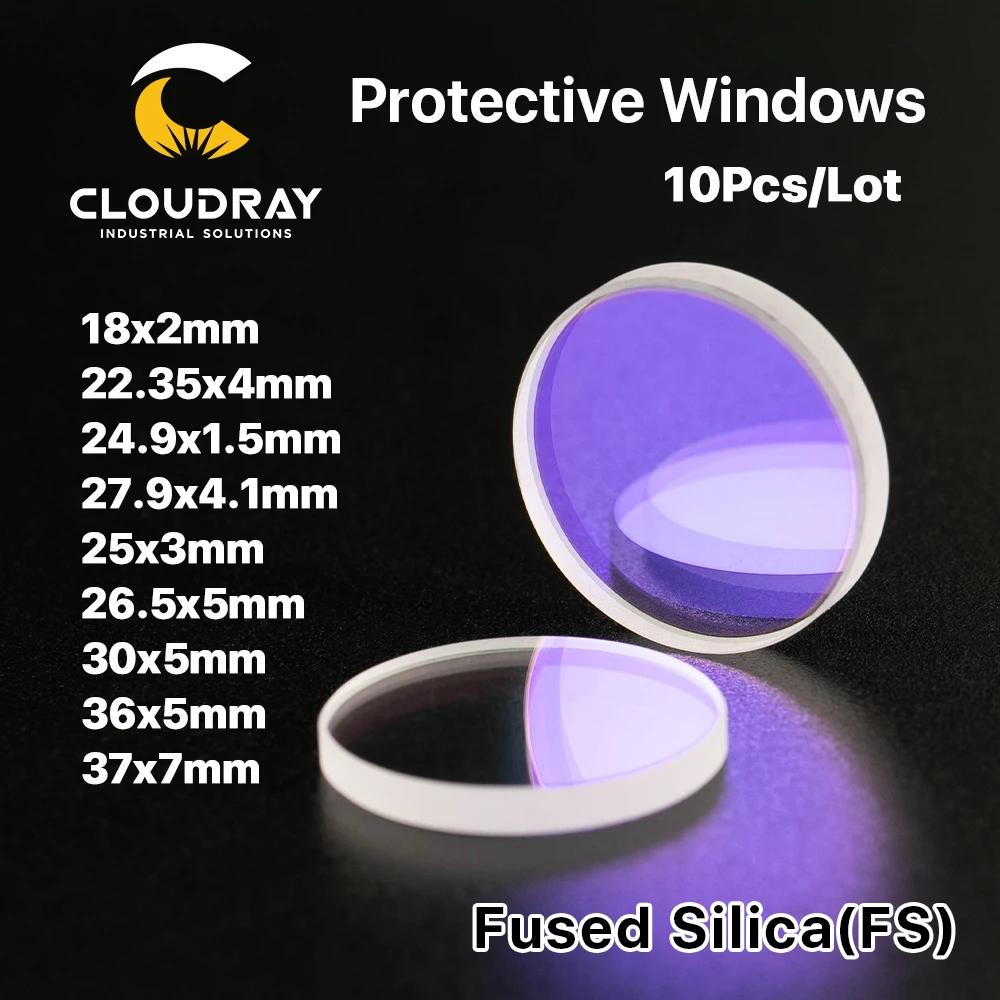 Cloudray 10 pièces offre spéciale taille protection Laser optique Windows 18*2 27.9*4.1 30*5 37*7 10