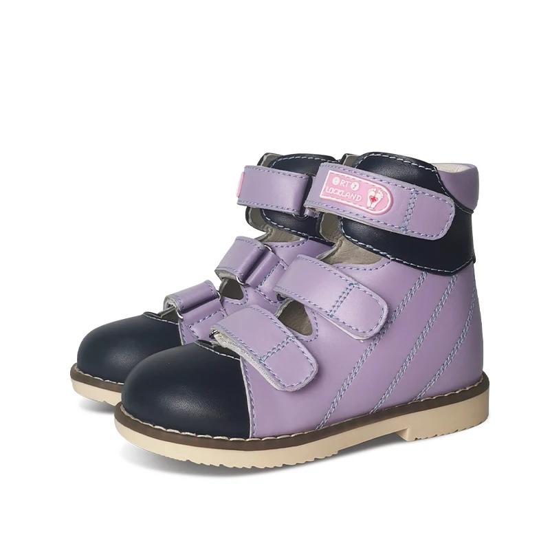 Ortoluckland – sandales en Denim pour enfants, chaussures orthopédiques d'été pour filles et garçons